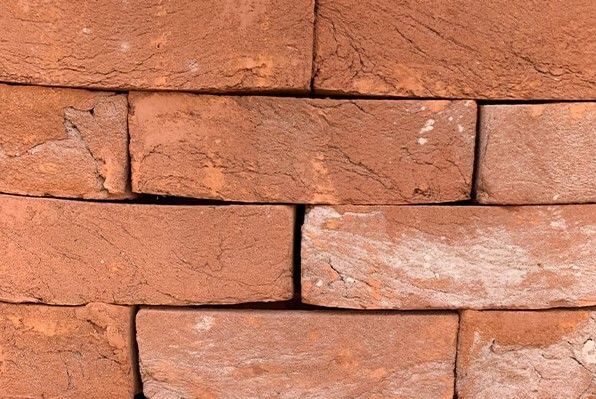 image of red clay brick wall