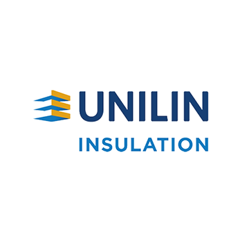 Unilin logo on a white backgrounf