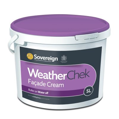 Sovereign Weatherchek Façade Cream 5 Ltr