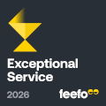 Feefo Exceptional Service 2026